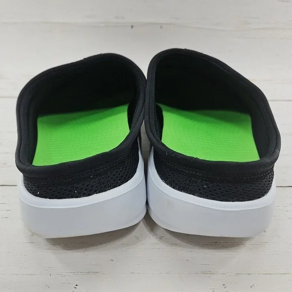 Oofos Oocoozie Sport Mule Recovery Slide Shoe Black Mesh Slip On Mens 11 44‎
